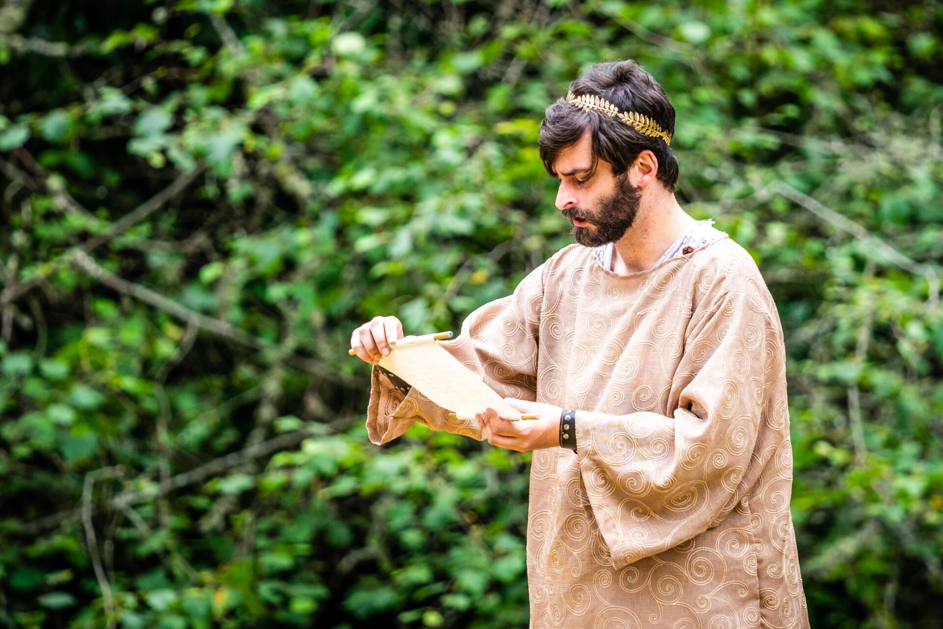 Matthew Fisher as Pericles. Photo by Jennifer Crooks.