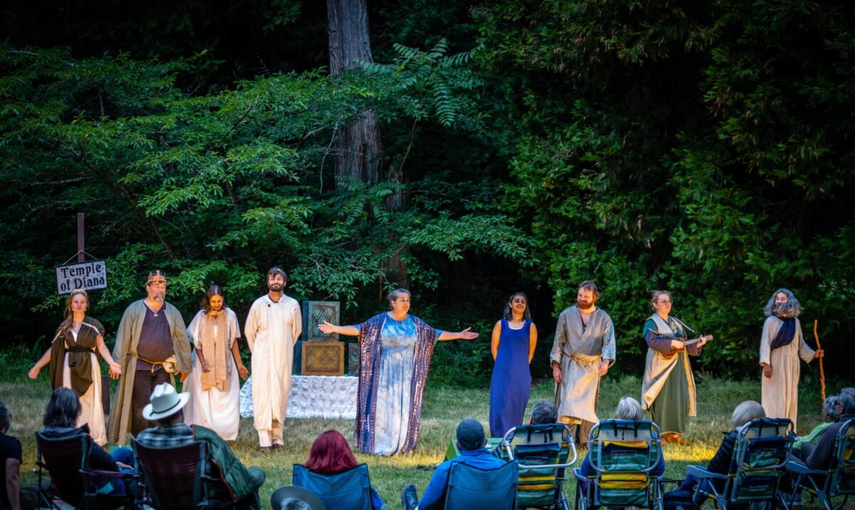 The cast of Pericles. Photo by Jennifer Crooks.