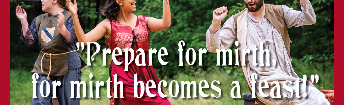 GreenStage Holiday Card. Prepare for Mirth for Mirth becomes a feast! Pericles, Prince of Tyre