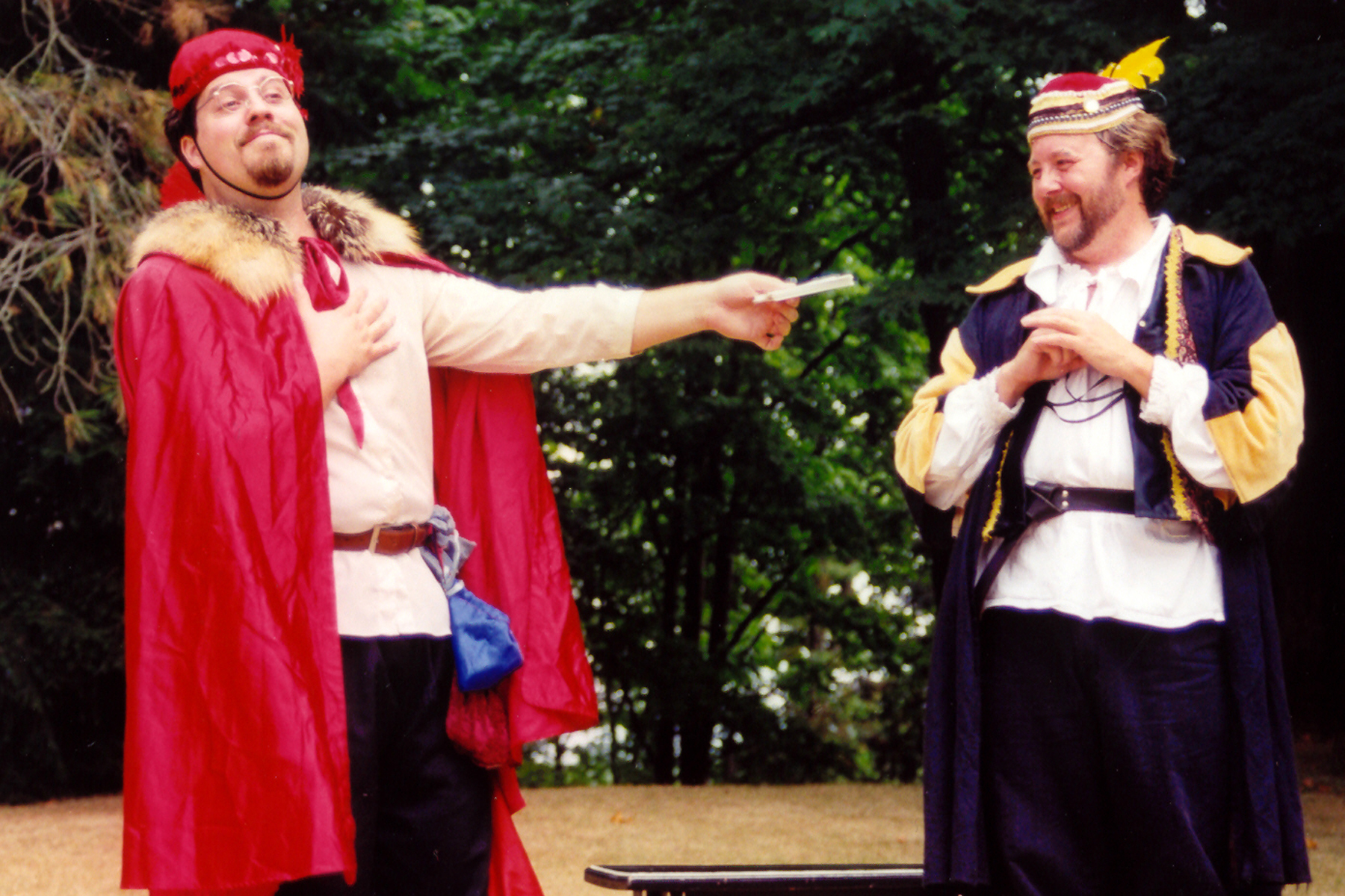 Peter Burford and Ken Holmes in The Taming of the Shrew
