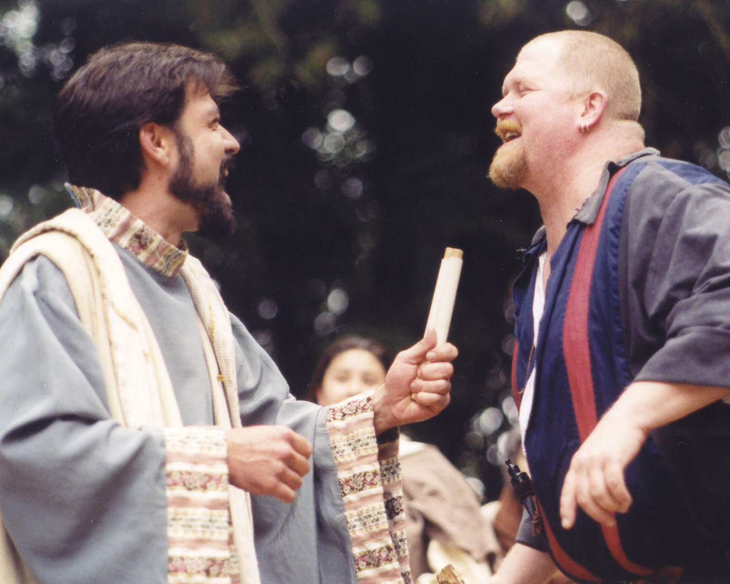 Brian Hatcher and Donn MacEllis in Henry IV, part 2