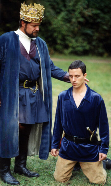 Peter Balogh and Jason Marr in Henry IV, part one