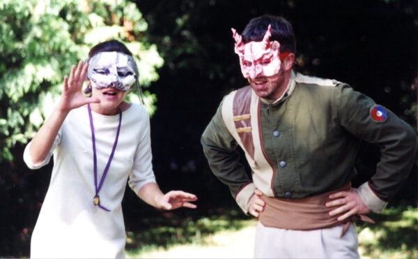 Kimberly Atkinson and Stephen Loch in Much Ado About Nothing
