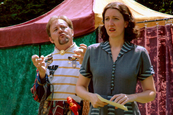 Ken Holmes and Heather Persinger in  All's Well That Ends Well - 2004