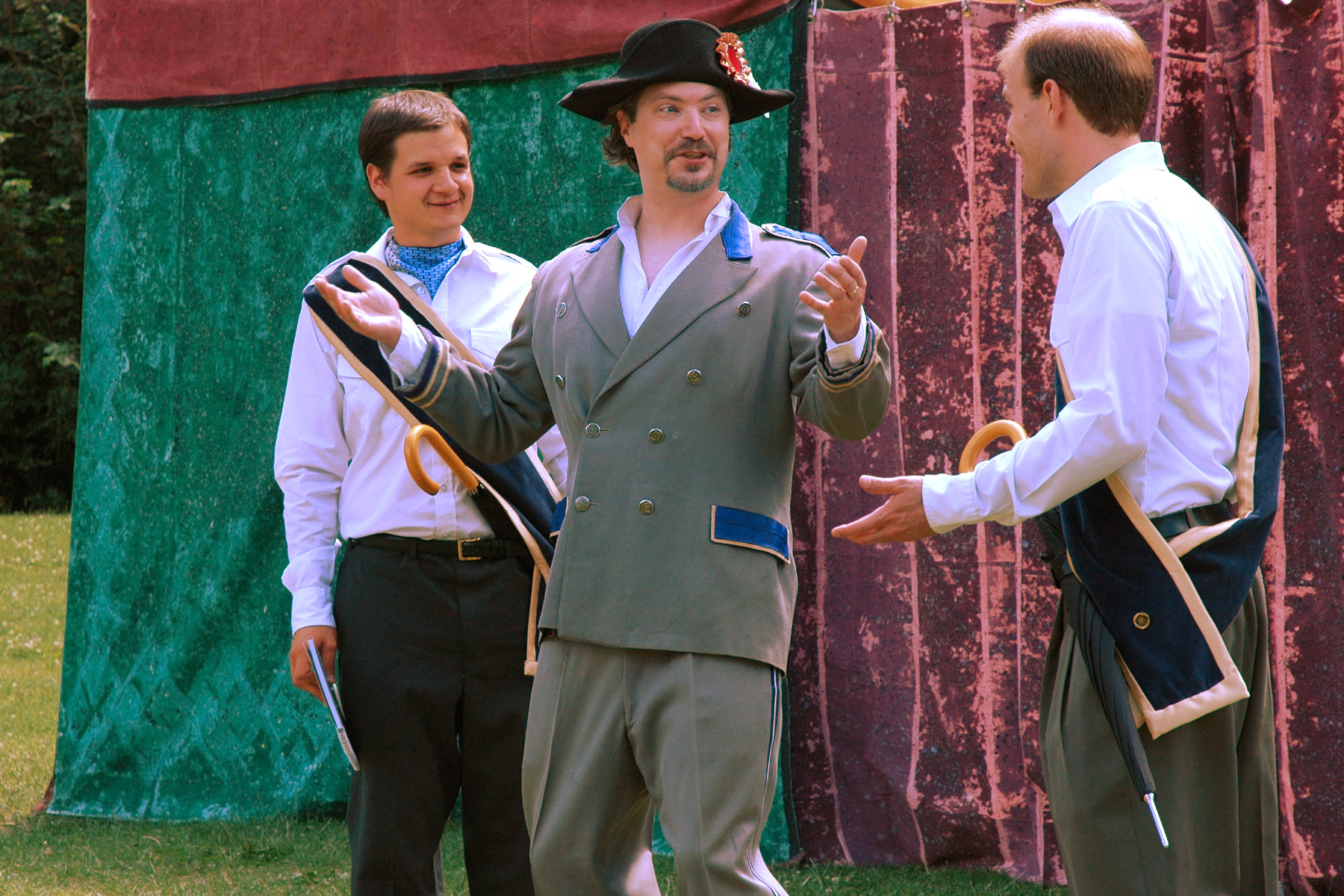 Patrick Bonck, Ray Irvin, and Dan Somerfield in All's Well That Ends Well - 2004