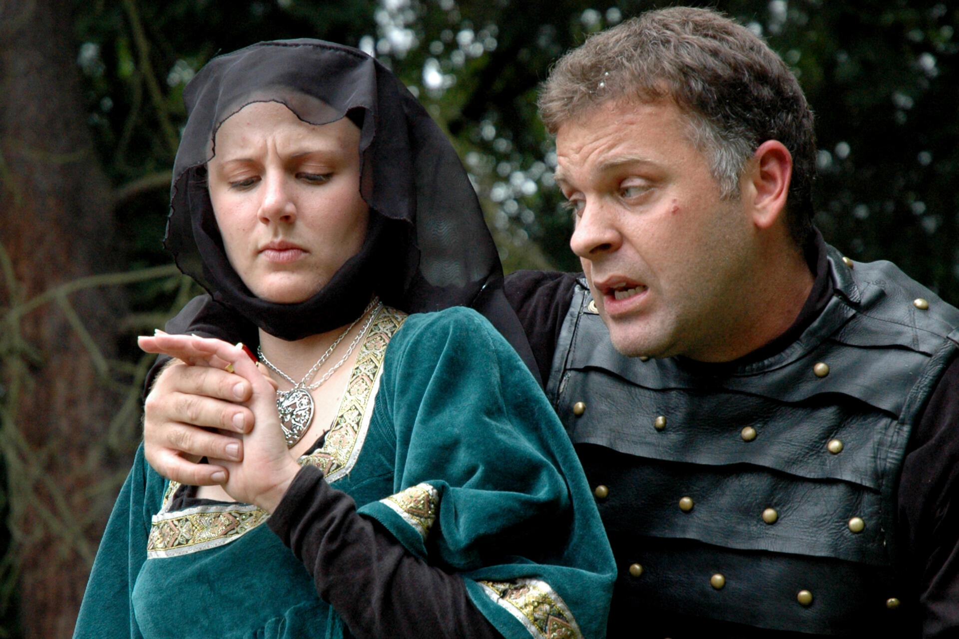 Nicole Vernon and Glenn Hergenhahn in Richard III - 2007