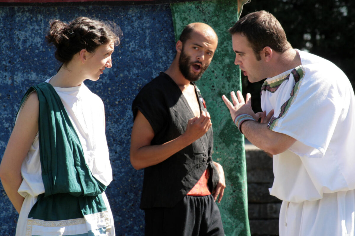 Heather Persinger, Brandon Simmons, and Aaron Odom in A Midsummer Night's Dream - 2006