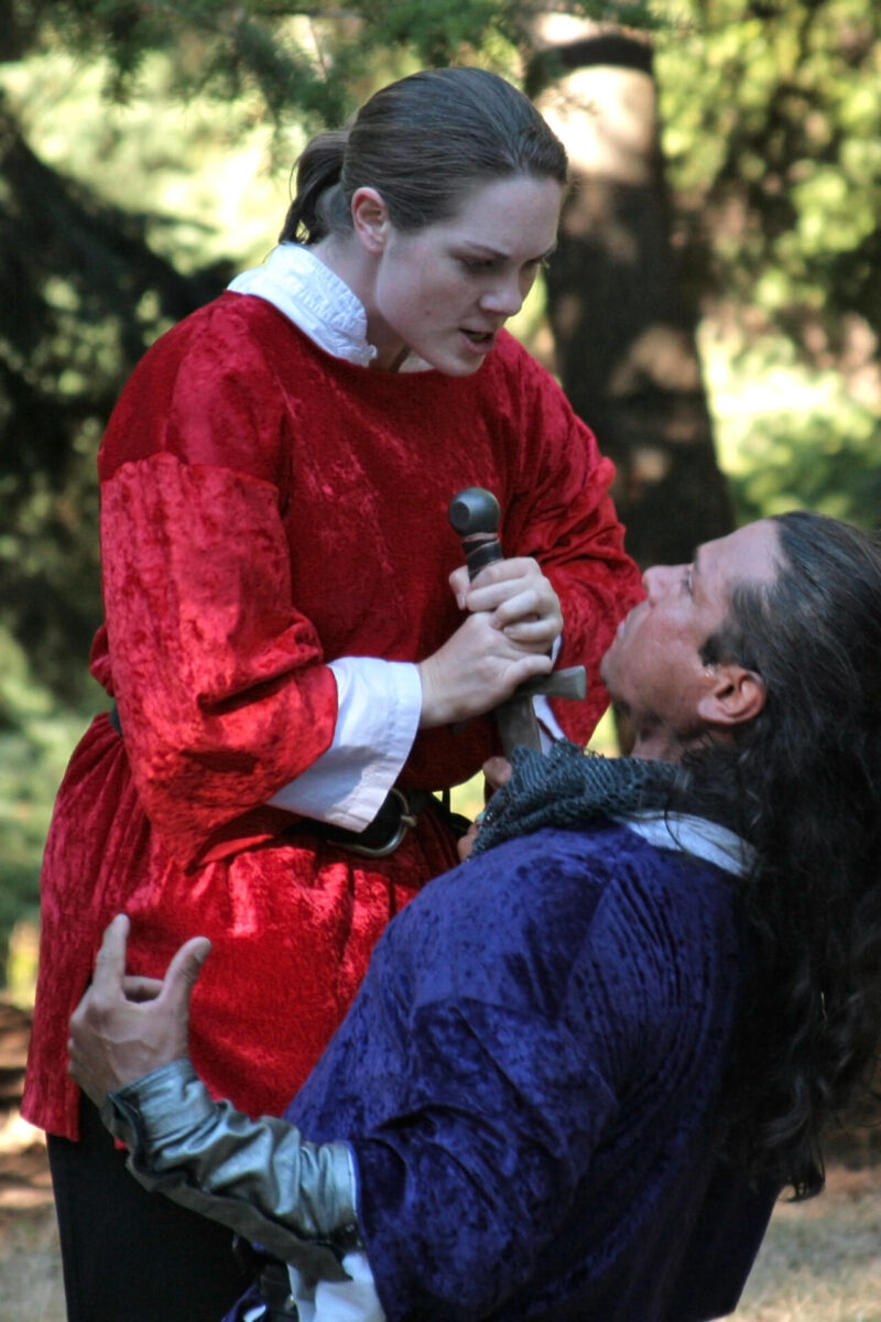 Courtney Esser and Johnny Patchamatla in Henry VI, parts 1, 2 and 3 - 2006