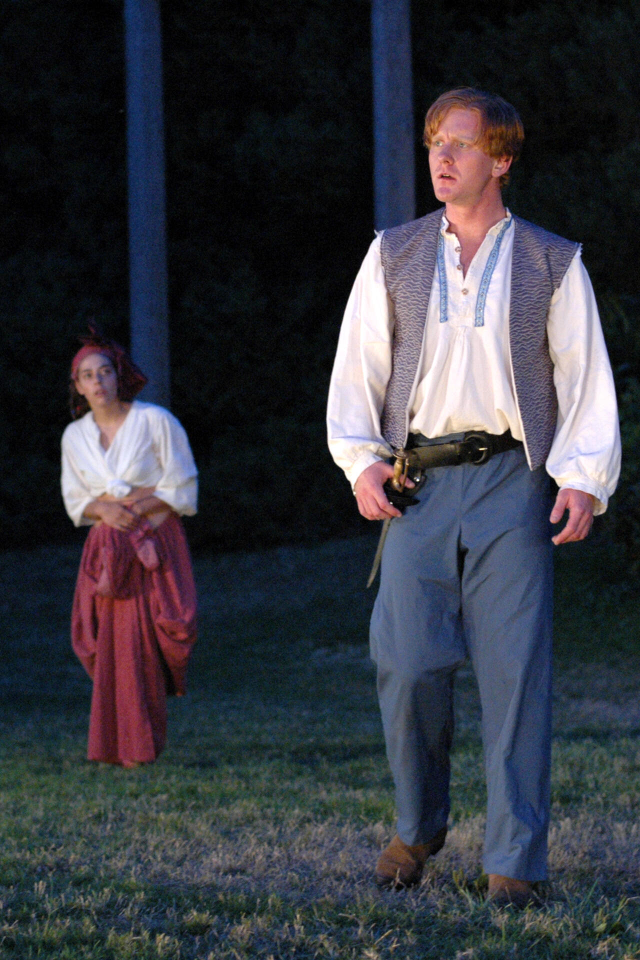 Regan deVictoria and Jeremey Catterton in The Tempest - 2005