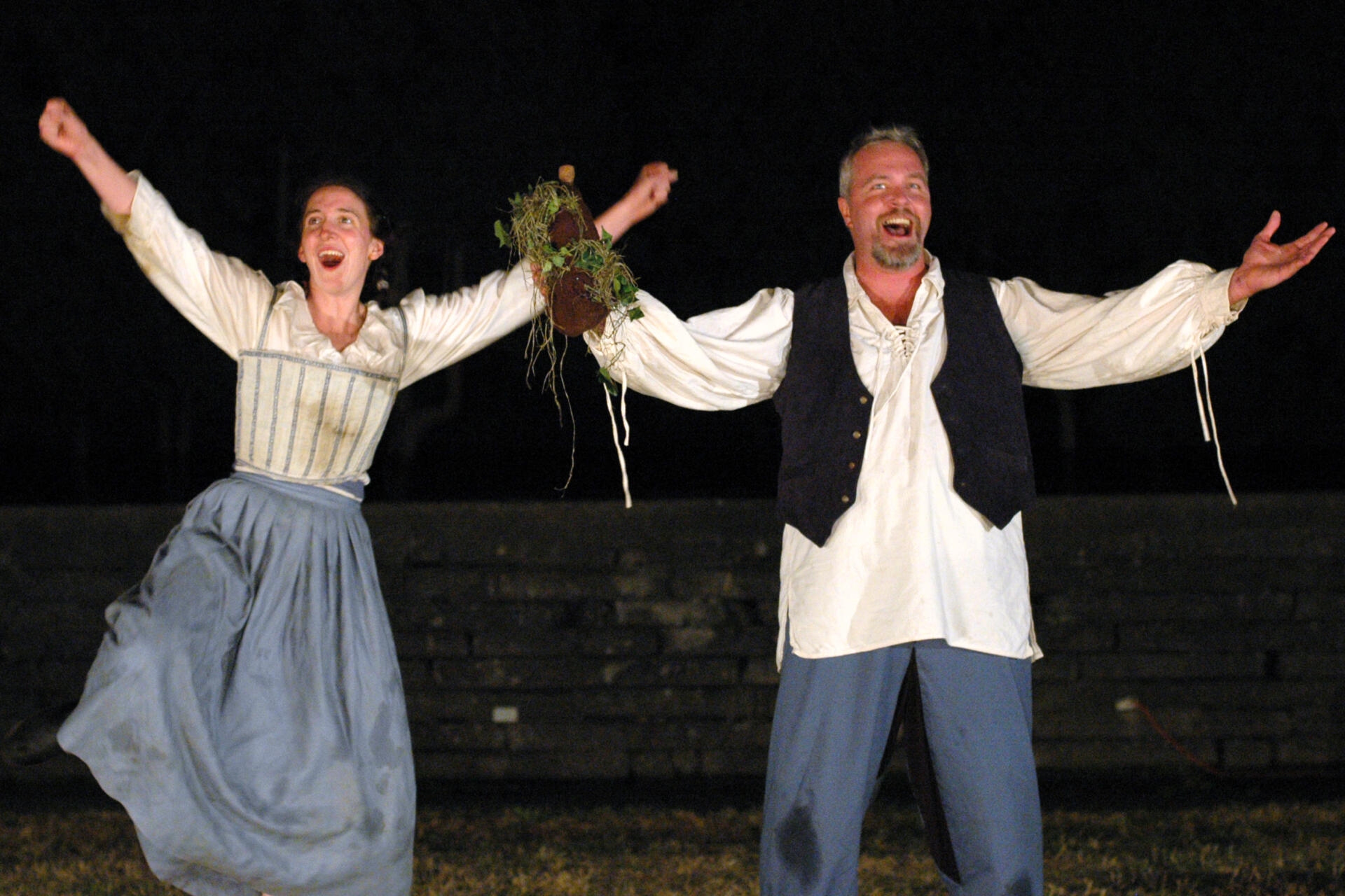 Heather Persinger and Tim Eastman in The Tempest - 2005