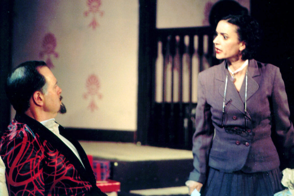 Rick May and Marie Rubin in The Man Who Came to Dinner - 2004