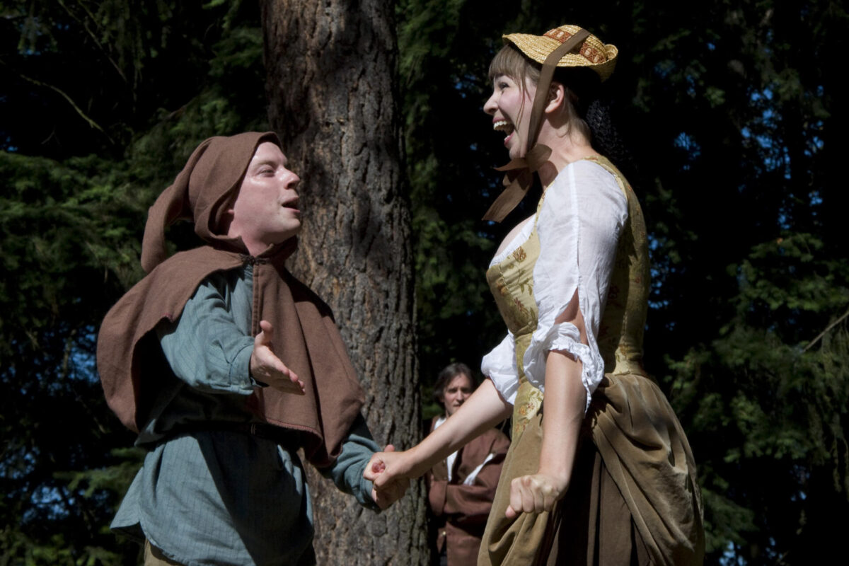 Patrick Lennon and Gina Marie Russell in As You Like It - 2010
