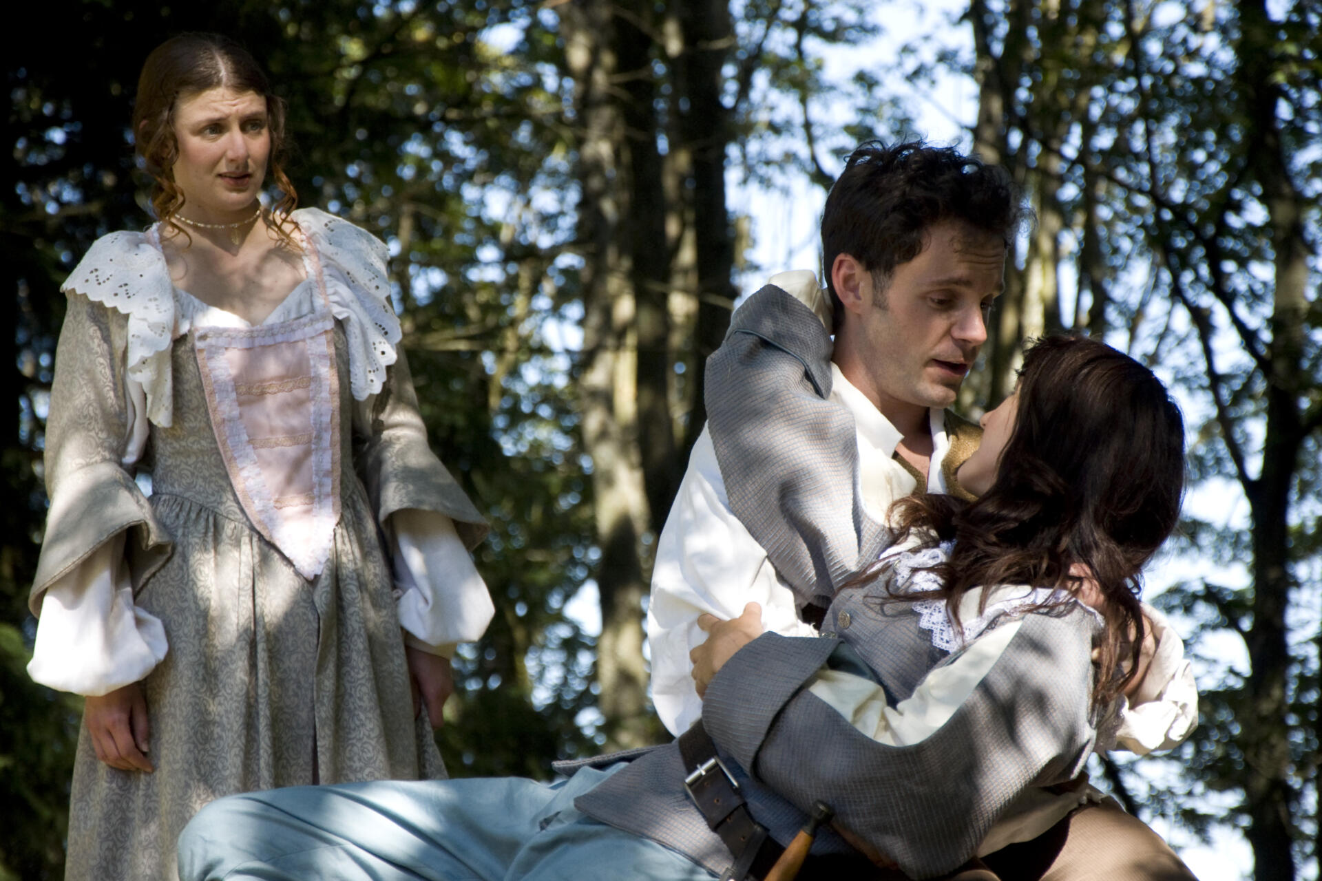 Nicole Vernon, Alex Garnett, and Kate Kraay in As You Like It - 2010