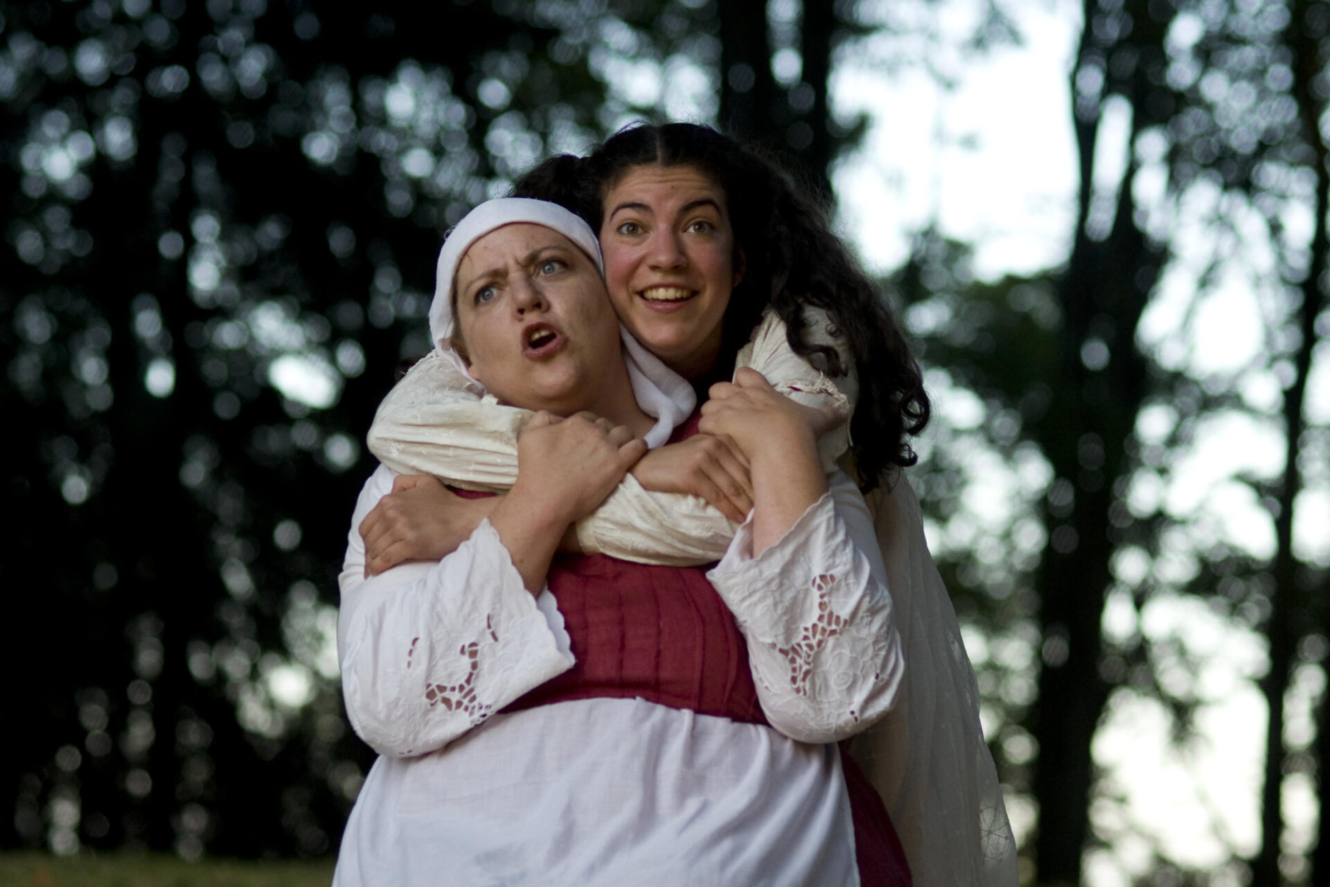 Mari Geasair and Carolyn Marie Monroe in Romeo and Juliet - 2010
