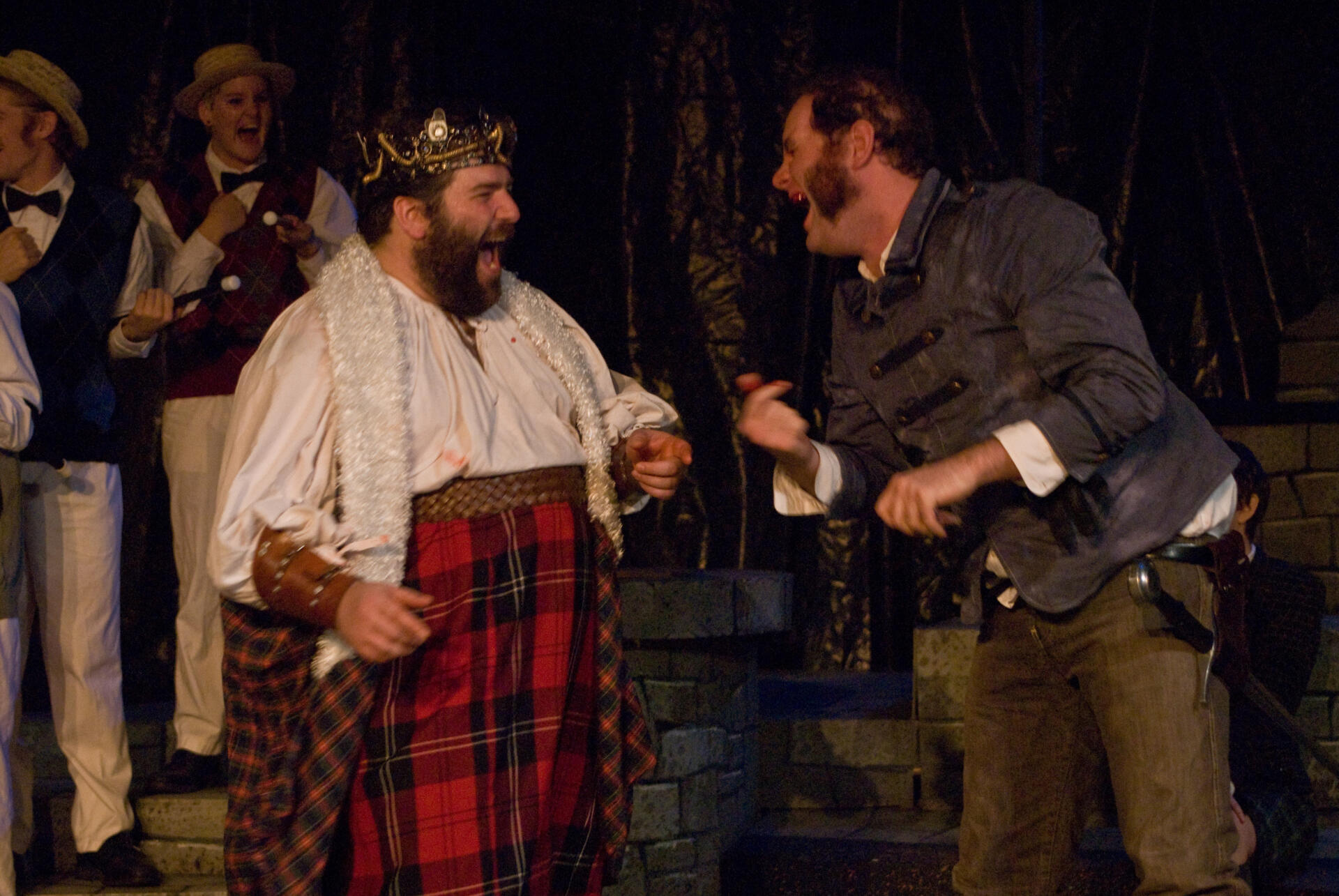 Aaron Allshouse and Sam Hagen in Hard Bard Macbeth - 2010