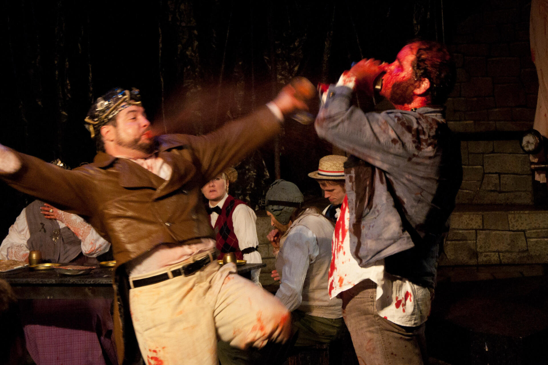 Ryan Spickard and Sam Hagen in Hard Bard Macbeth - 2010
