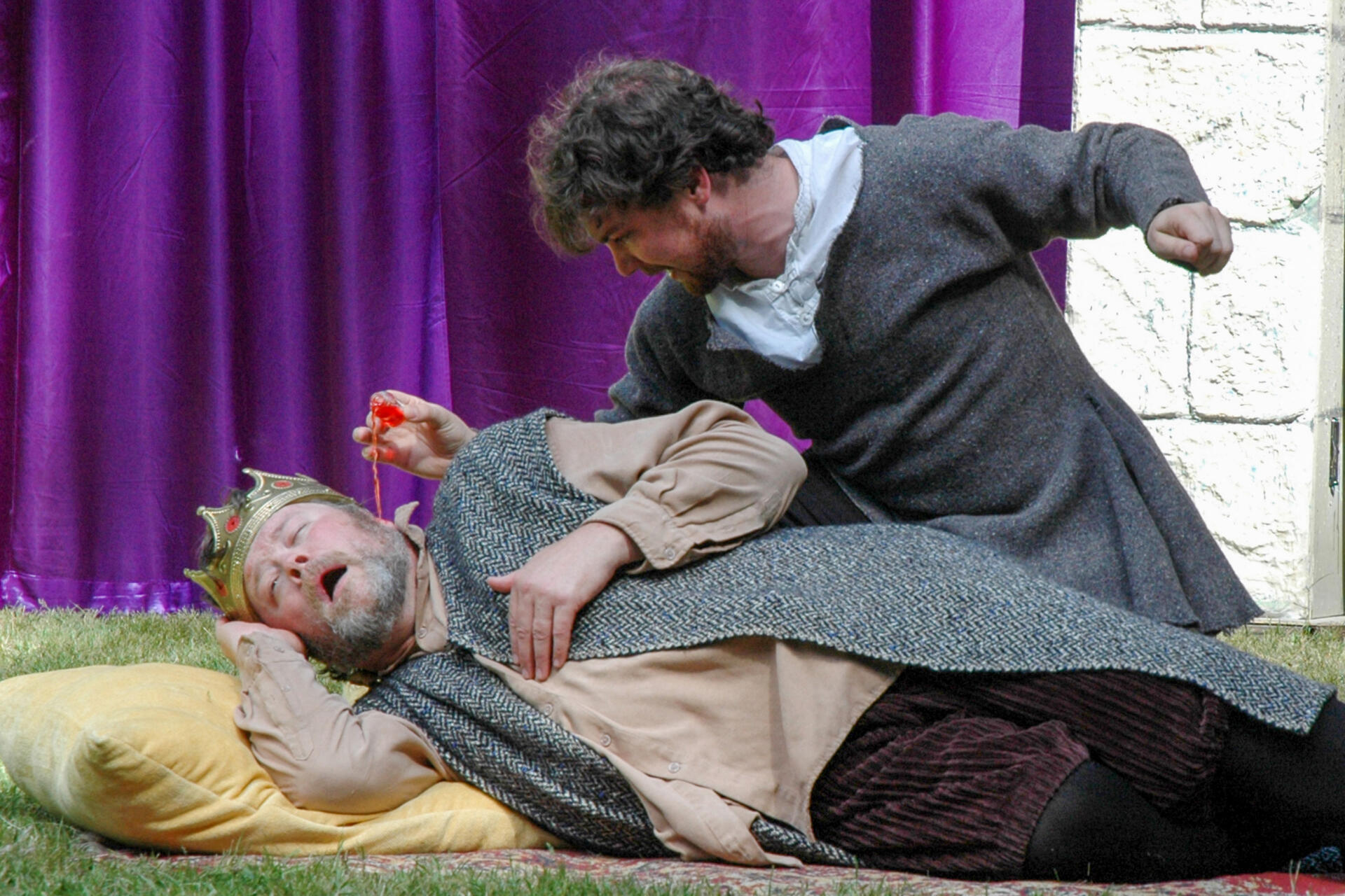 Stephen Grenley and Nick Edwards in Hamlet - 2008