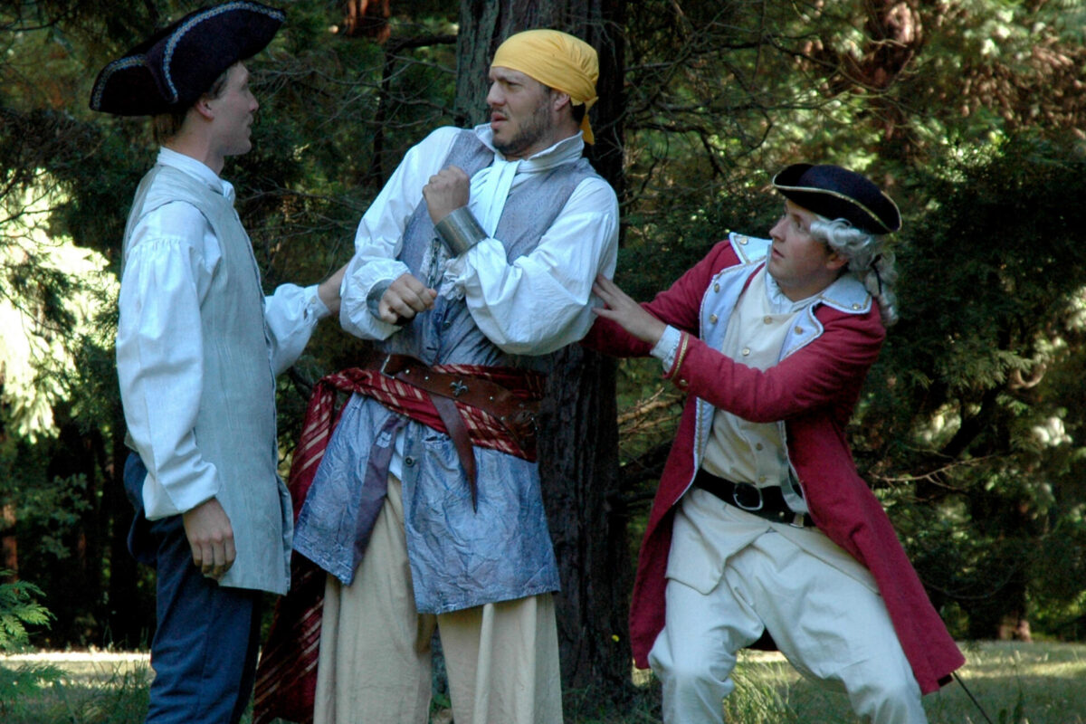 Banton Foster, Drew Dyson Hobson, and Benjamin McFadden in Twelfth Night - 2008