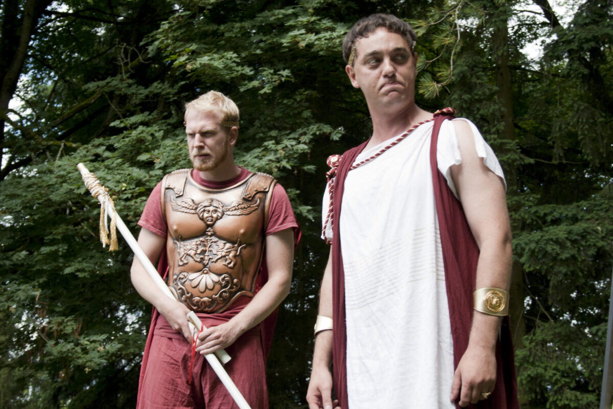 Bryan Sullivan and Matthew Gilbert in Antony and Cleopatra - 2011