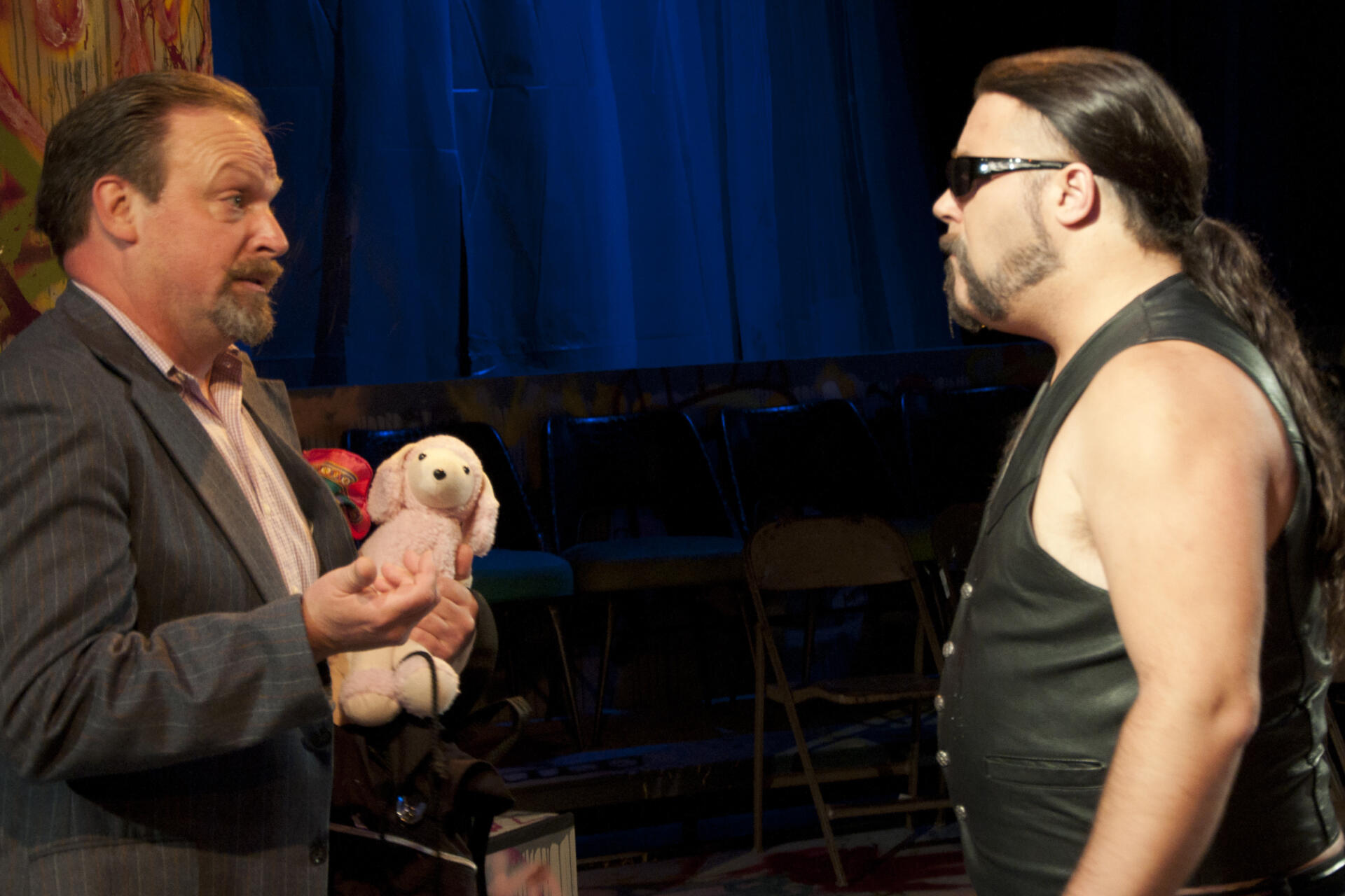 Michael Ramquist and Mark "Mok" Moser in The Revenger's Tragedy  - 2011