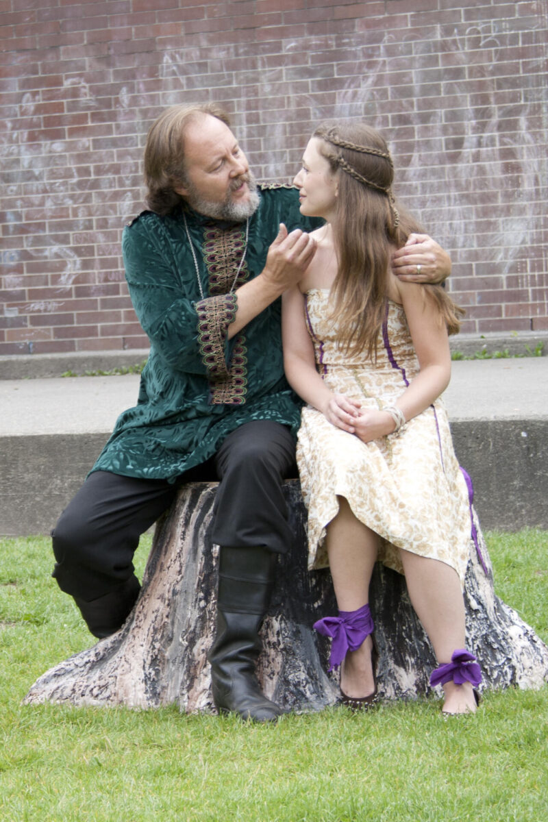 Ken Holmes and Alyssa Kay in The Tempest - 2011
