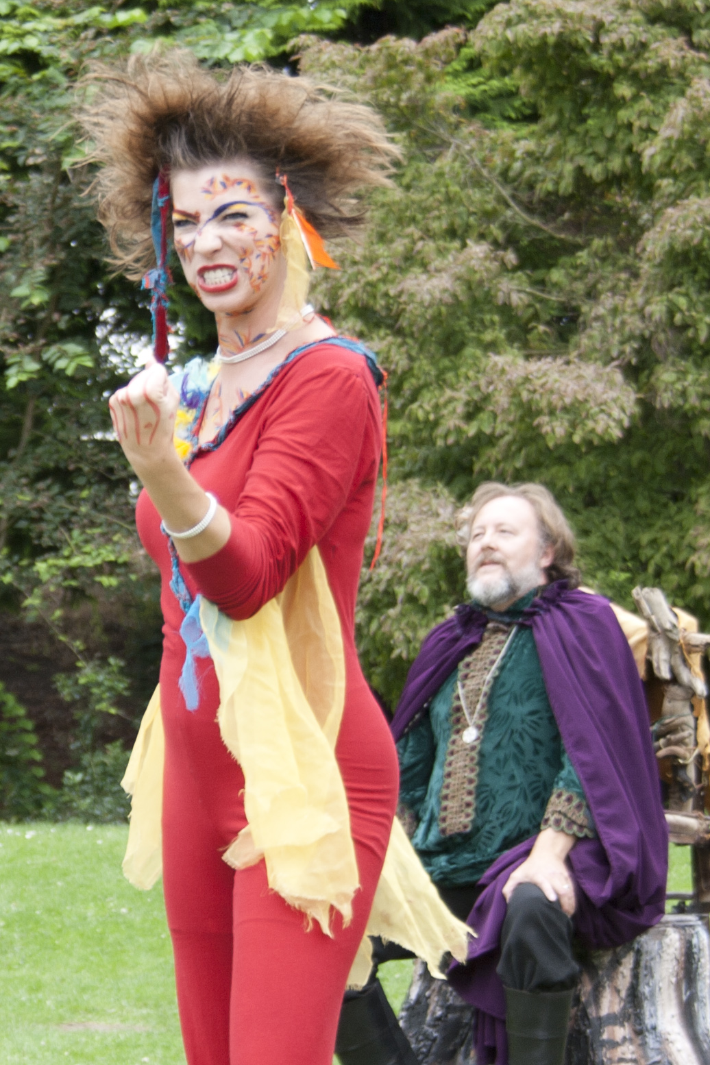 Gina Marie Russell and Ken Holmes in The Tempest - 2011