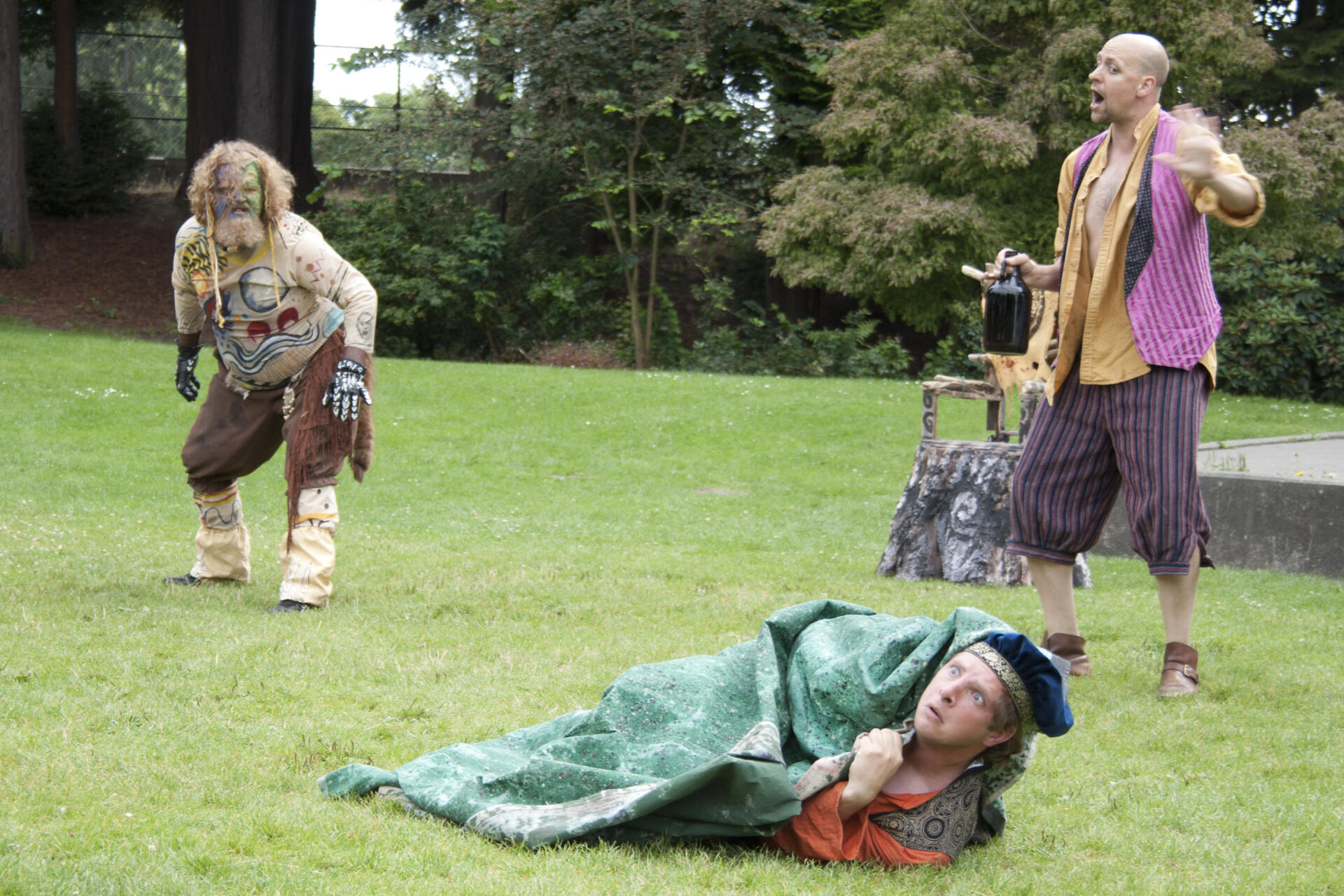 Don MacEllis, Anthony Duckett, and Daniel Wood in The Tempest - 2011