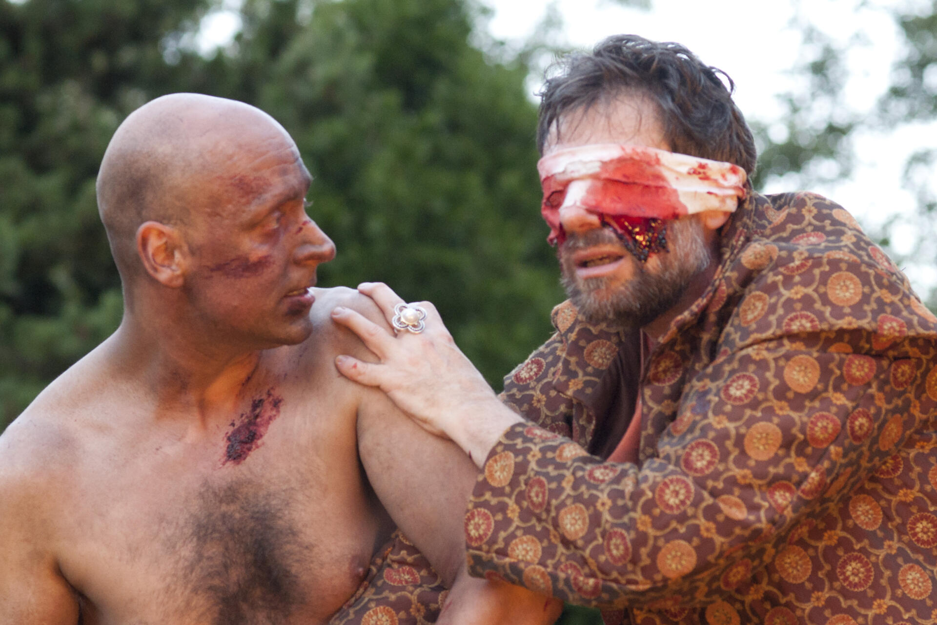 Daniel Wood and Gianni Truzzi in King Lear - 2013