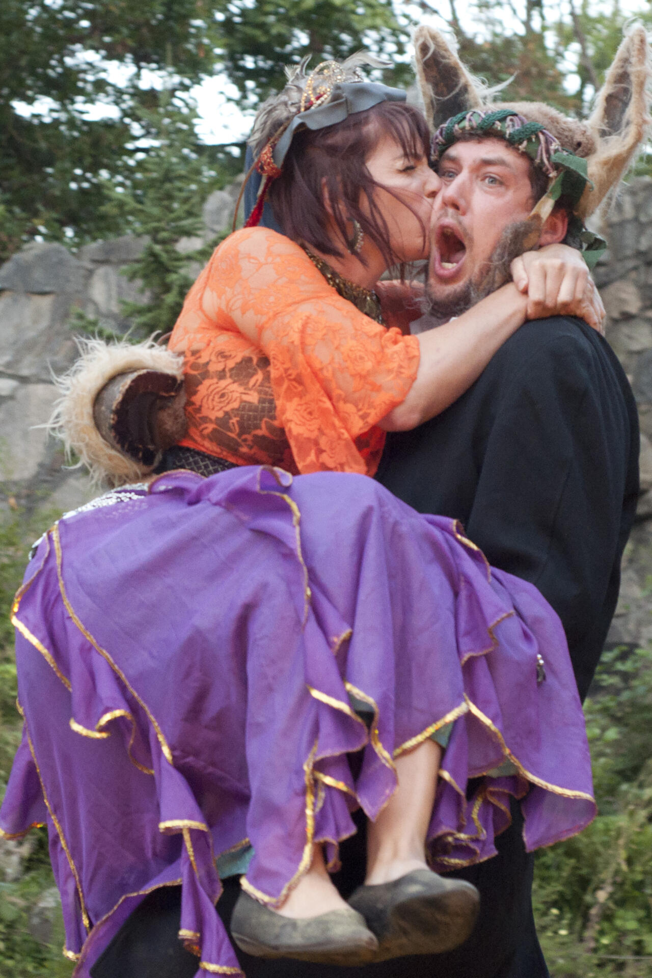 Gina Marie Russell and Luke Sayler in A Midsummer Night's Dream - 2013