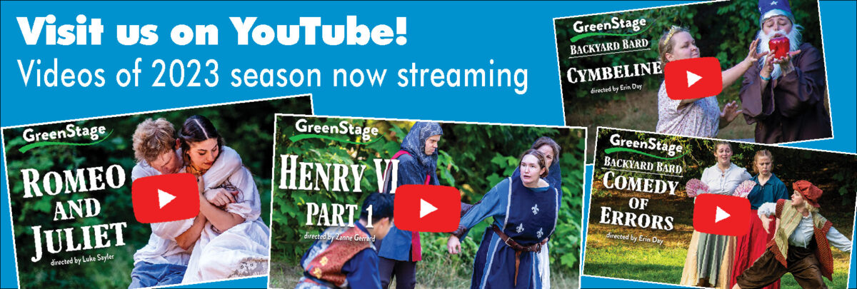 Visit us on YouTube! Videos of 2023 season now streaming.