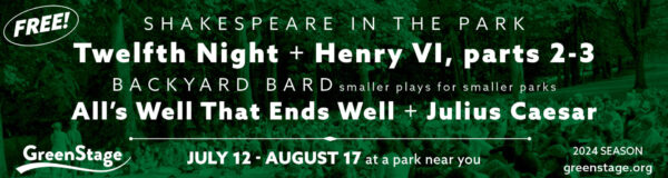 2024 season Shakespeare in the Park