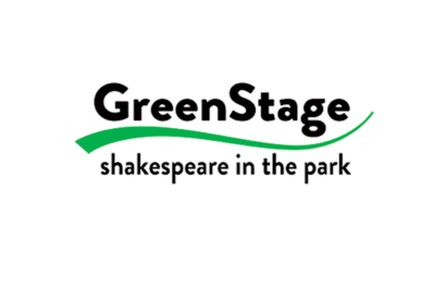 GreenStage logo white square