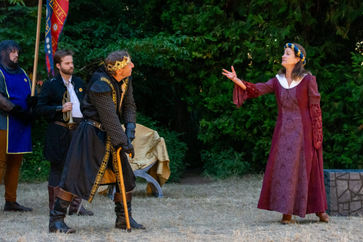 Luke Sayler, Garth Ball, Anthony Duckett, Mary Murfin Bayley. Photo by Ken Holmes.