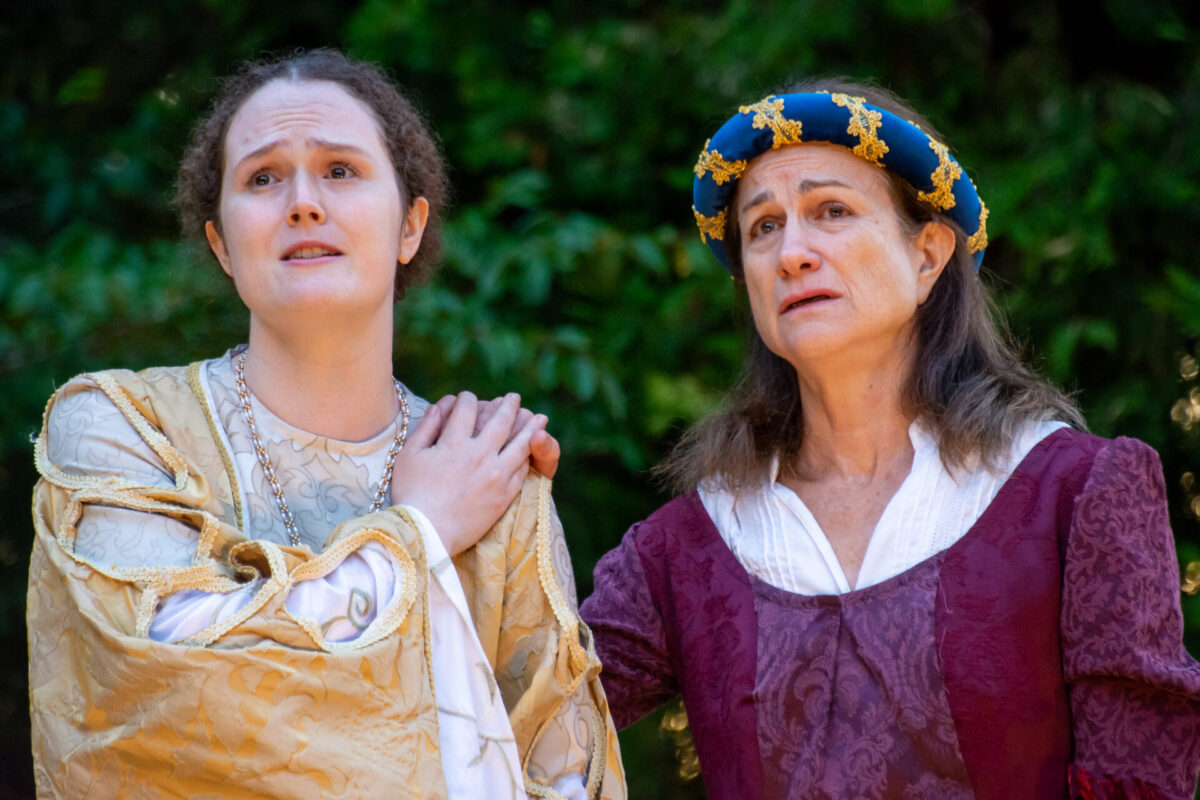 Aubrey Sara Kaye, Mary Murfin Bayley. Photo by Ken Holmes.