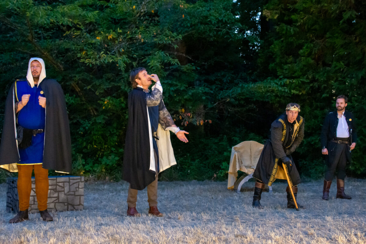 Luke Sayler, Keenan Hilton, Anthony Duckett, Garth Ball. Photo by Ken Holmes.