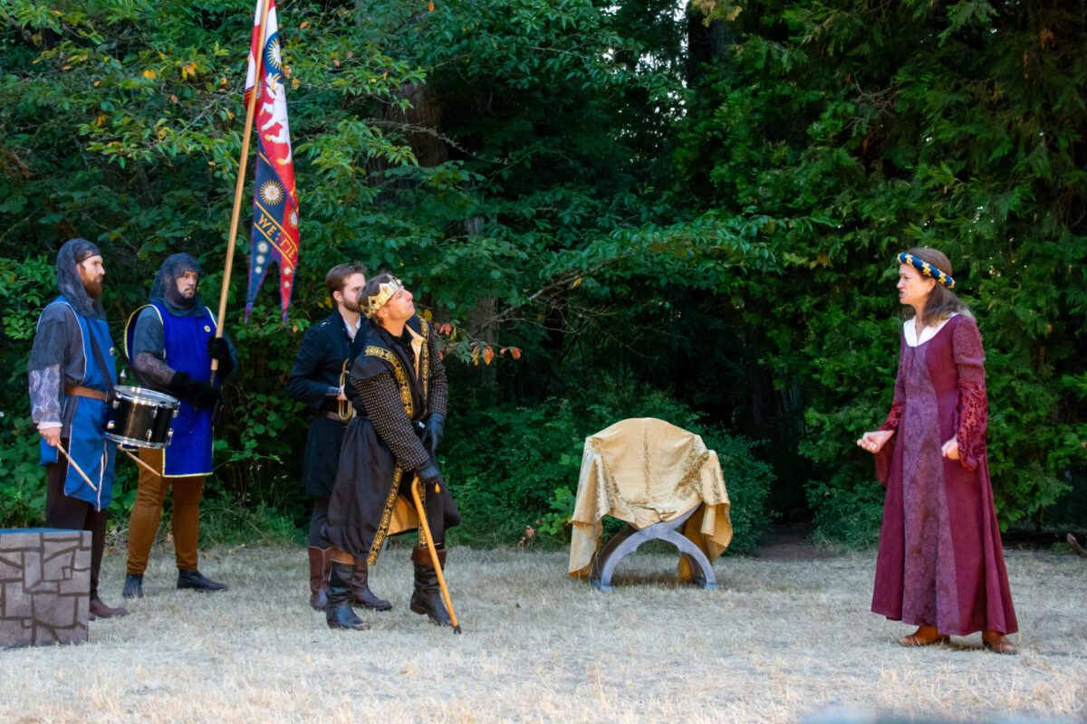 Elliot Jensen, Luke Sayler, Garth Ball, Anthony Duckett, Mary Murfin Bayley. Photo by Ken Holmes.