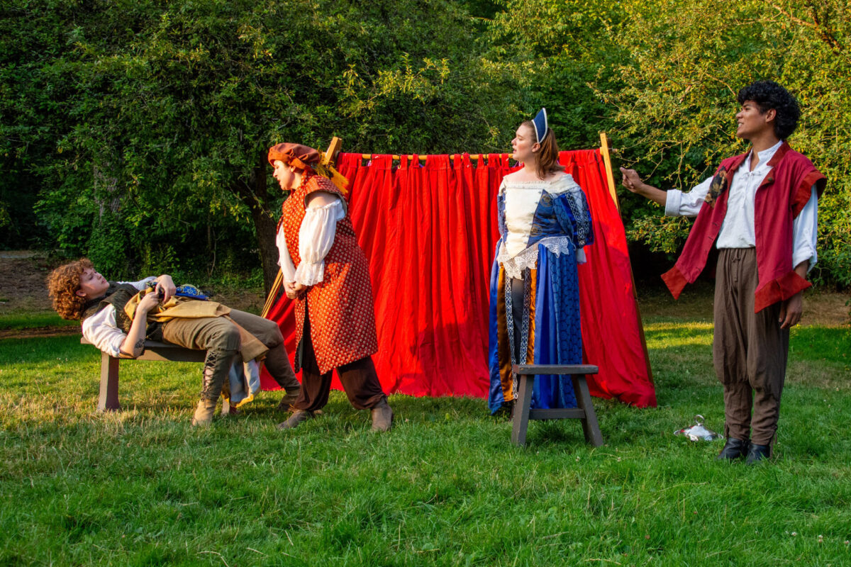Ryan Crome, Lauren Erwin, Katie Dreesen, Ejay Amor. Photo by Ken Holmes.