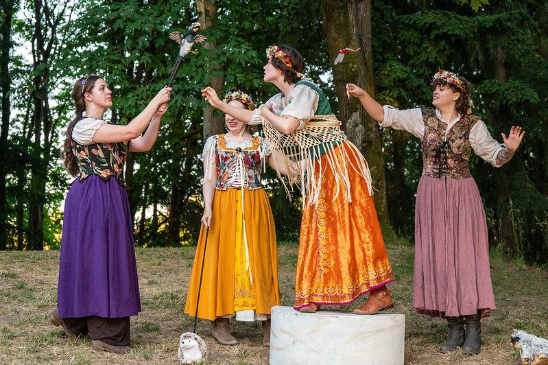Olivia Ockey Goodwin, Lauren Erwin, Rain Anderson, Ryan Crome. Photo by Ken Holmes.